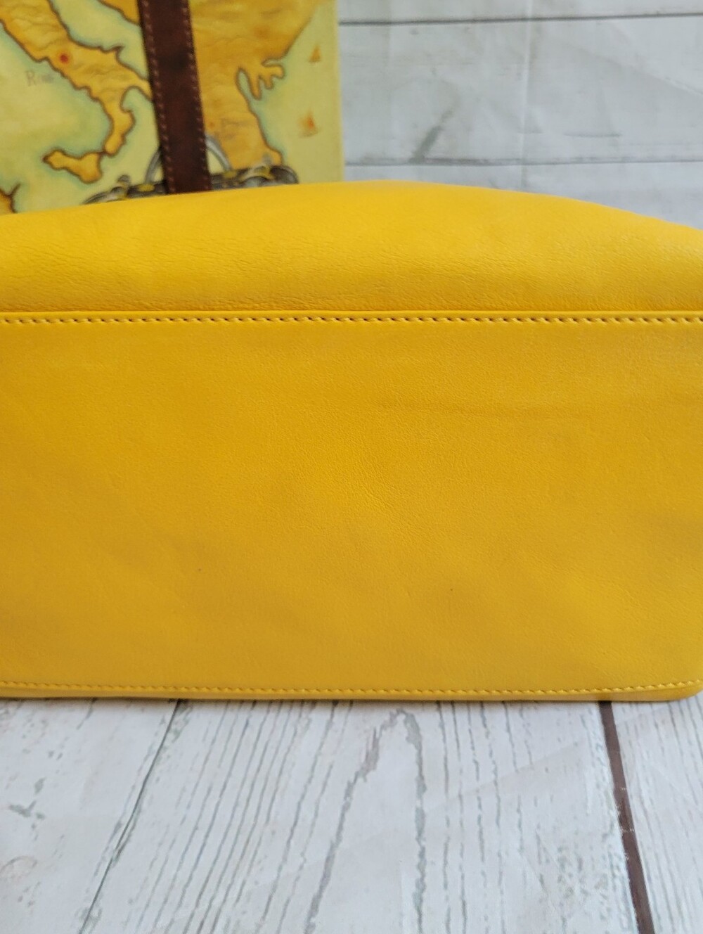 Dooney & Bourke Florentine Vacchetta Leather Satchel Crossbody Bag - Picture 5 of 10